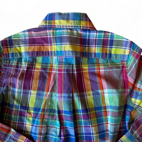 Ralph Lauren Toddler Plaid Long-Sleeve Button-Down Shirt – Size 3T - Picture 5 of 5